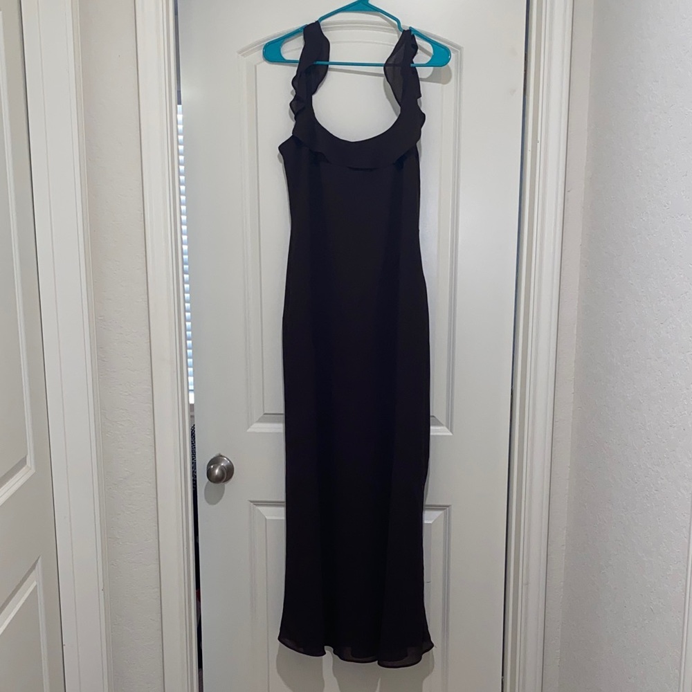 Forever 21 Black Halter Maxi Dress